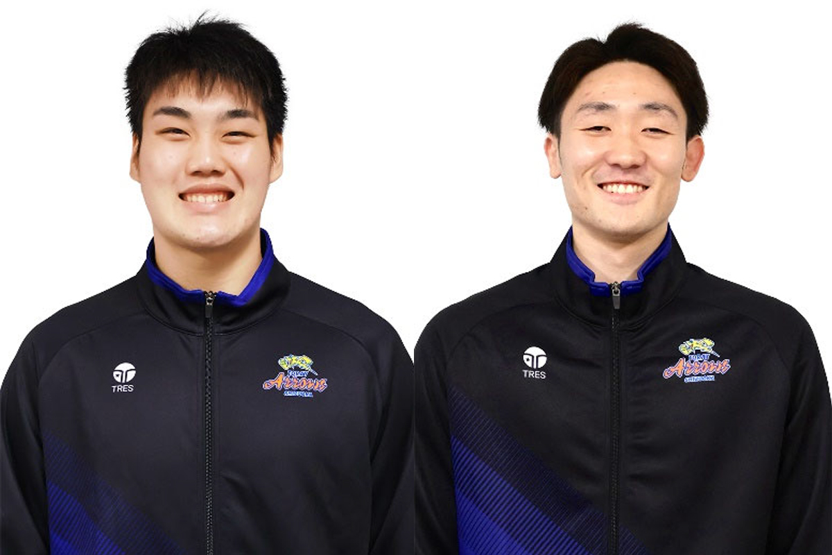 東レ静岡に男子日本代表登録メンバーの牧大晃と⾺渡拓⺒が加入内定