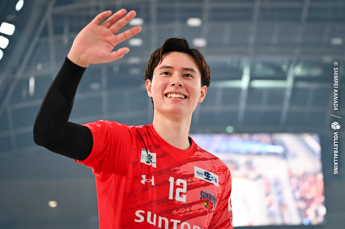 髙橋藍がサントリーと契約更新！ 「サントリーサンバーズ大阪と共に