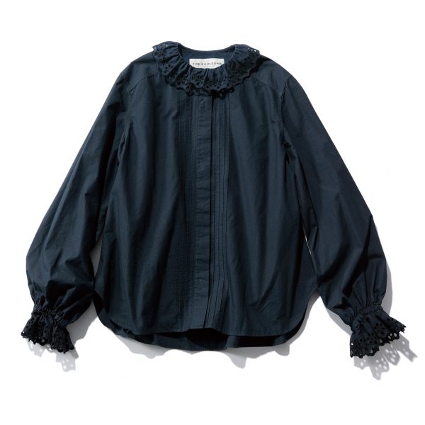 THE SHINZONEのレースカラーブラウス【STANDARD BOOK 2024Spring