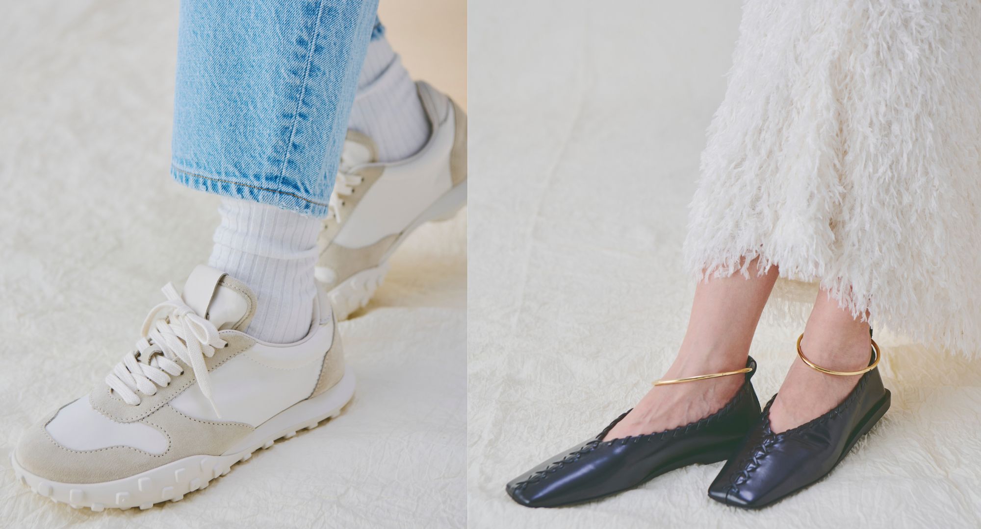 リュクスな素材で差がつく【ジルサンダー】の大人が買うべきフラット