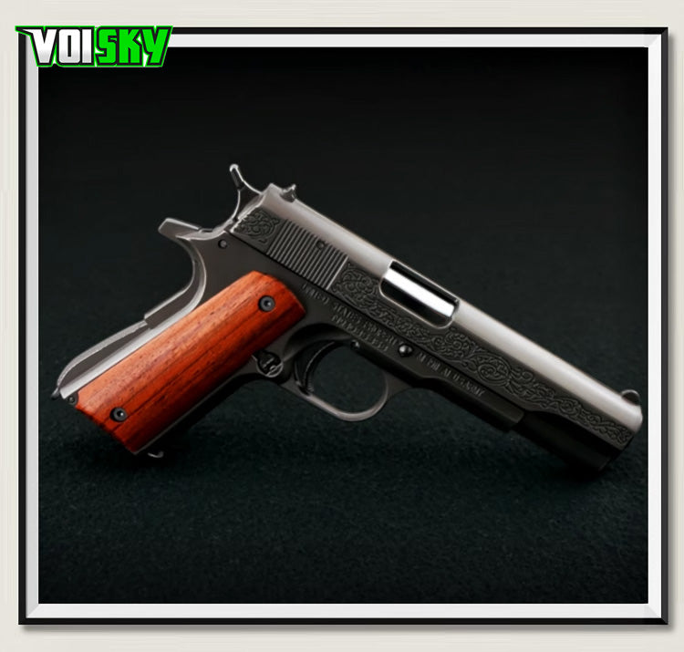 M1911 1/2.05 彫刻印刷精巧 フルメタル モデル排莢式非発火 合金