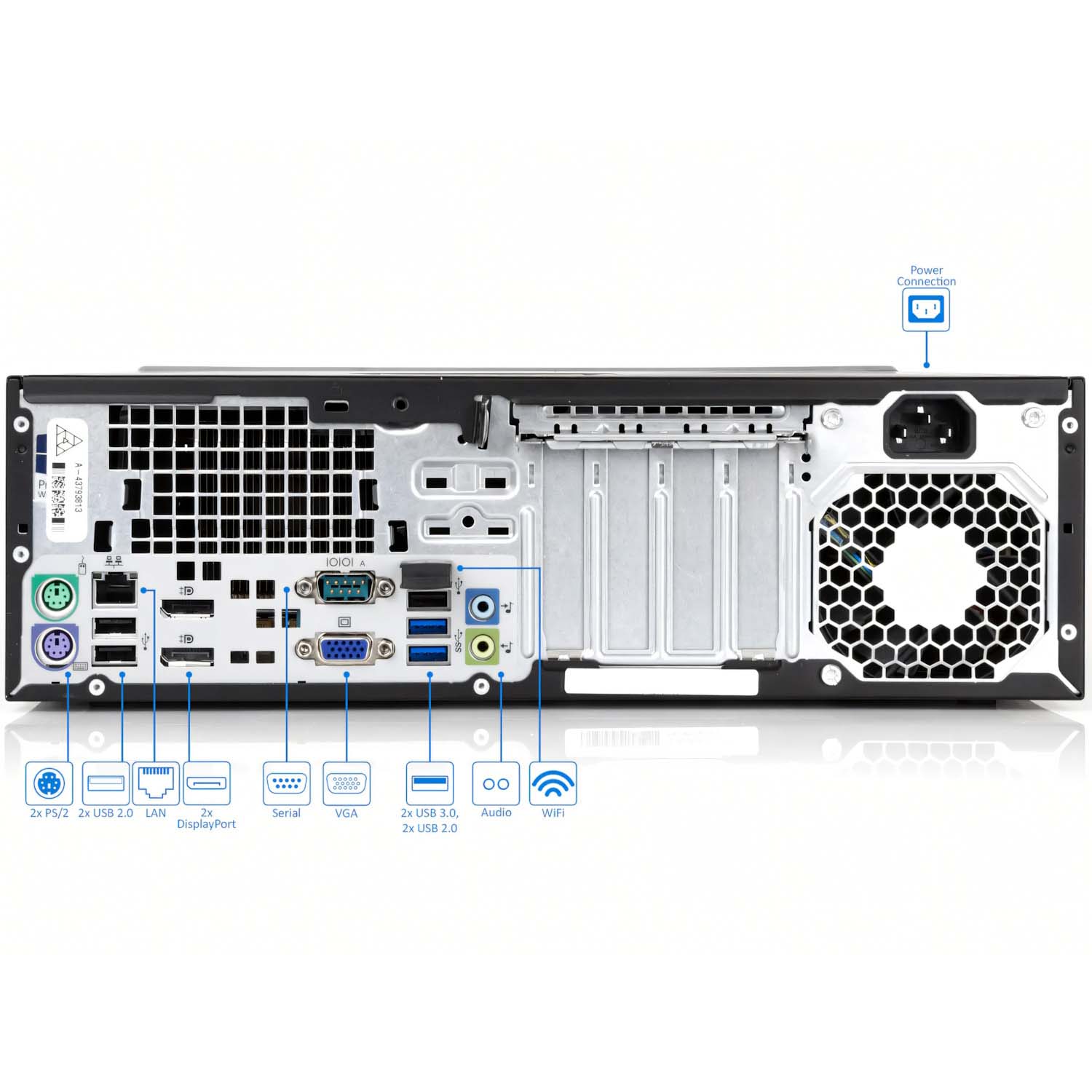HP 800 G1 SFF / i7-4770 / 8GB DDR3 256GB SSD Windows 10 - VORPC +