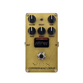 VOX Amps USA | Copperhead Drive Valve Distortion Pedal | Shop Now