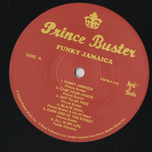 Prince Buster - Funky Jamaica LP 2025 JPN Rock A Shacka スカ