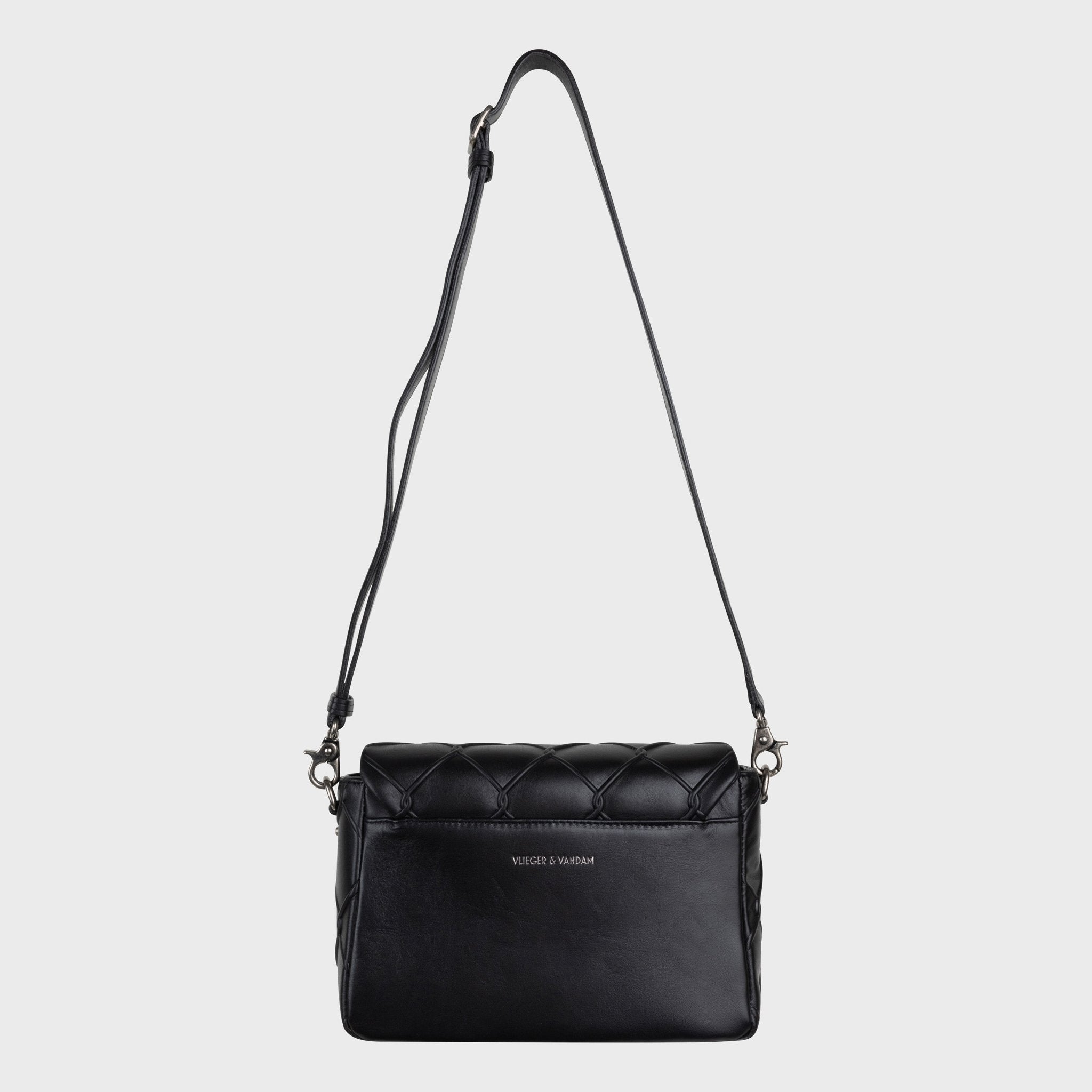 Shoulder Bag Fence in Black | Vlieger & Vandam