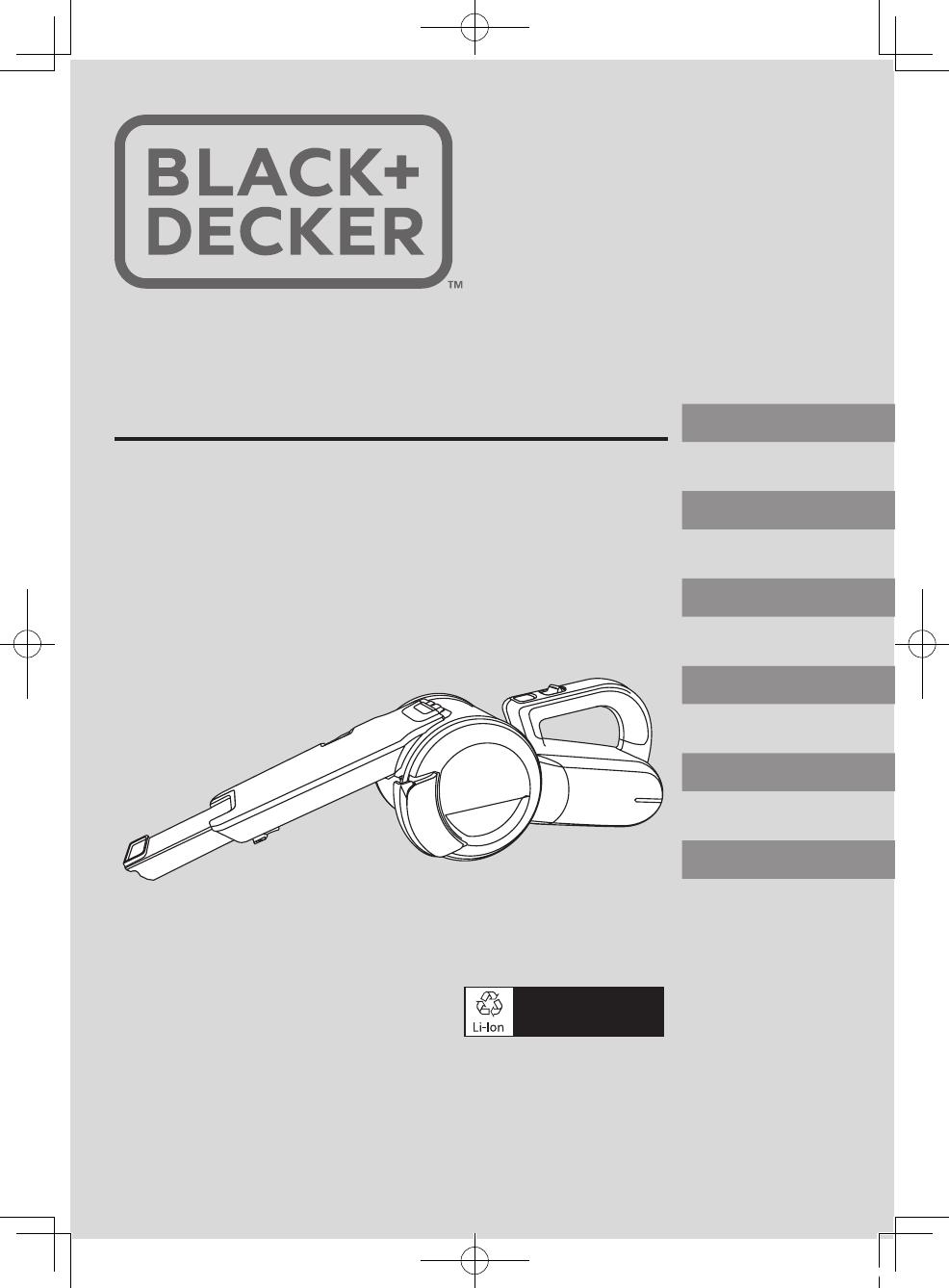 Black & Decker PV1020LB ユーザーマニュアル