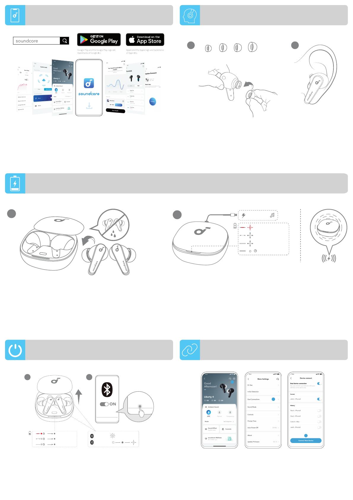 Soundcore Liberty 4 ユーザーマニュアル