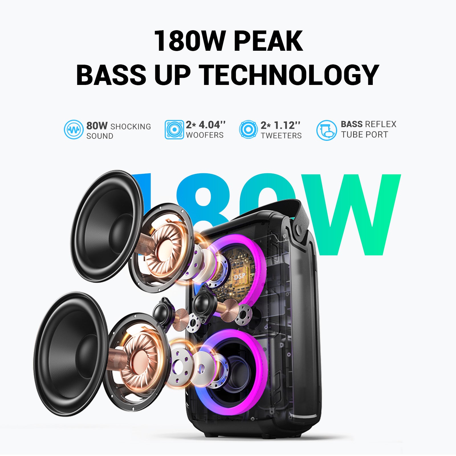 T9-2 - Bass up & 105dB Huge Sound | Custom EQ Setting | RGB Light