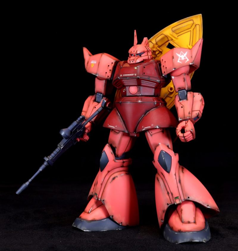 HGゲルググ塗装改造品 HGUC シャア専用 ゲルググ 塗装・改造の作例