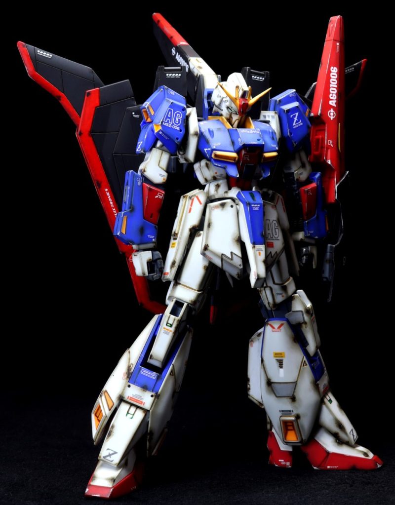 ガンプラ【HGUC Zガンダム】キットレビュー3 成形色仕上げ+