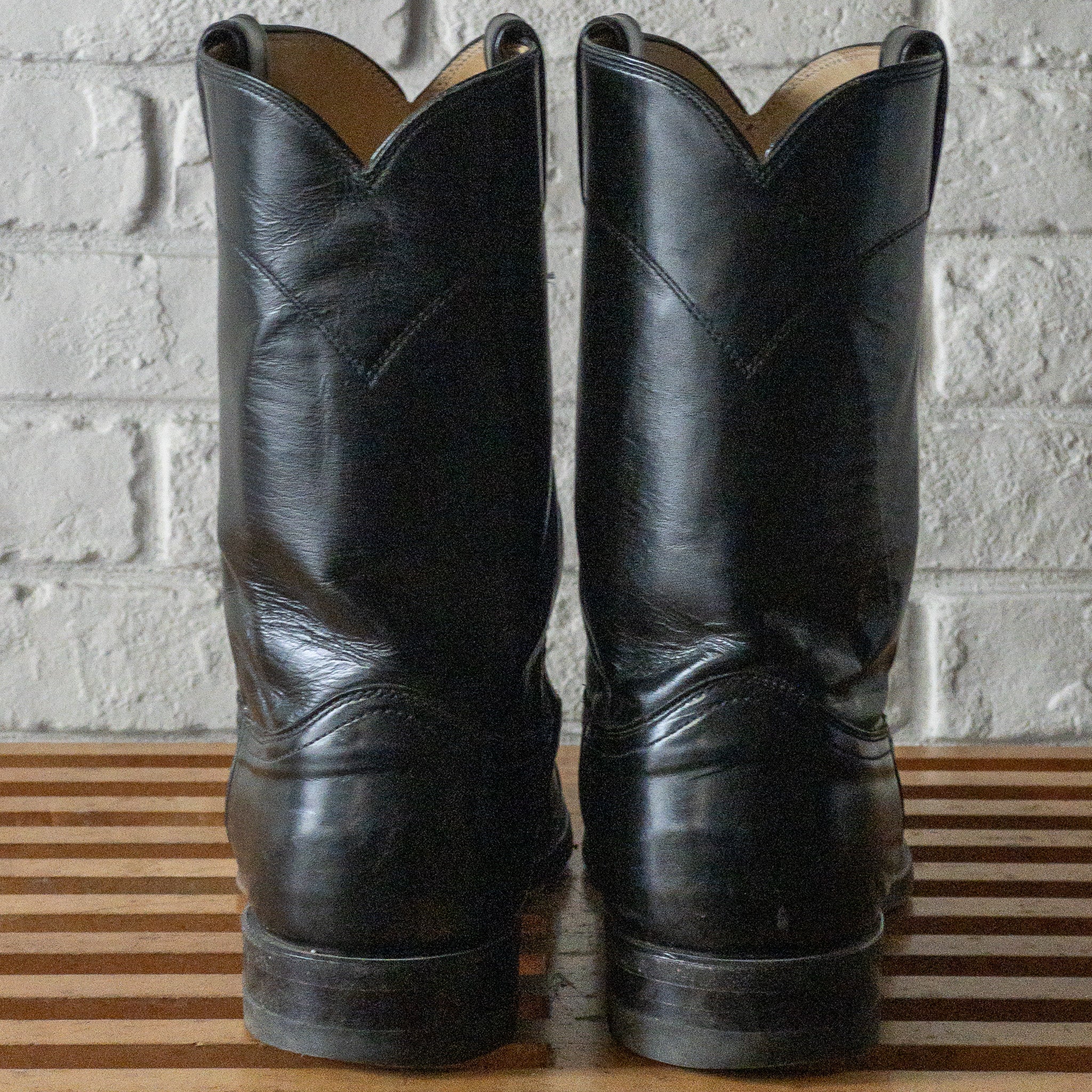 JUSTIN WESTERN BOOTS 1990'S VINTAGE – WANDERER