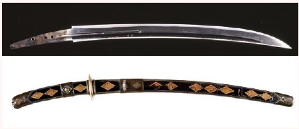 国宝-刀剣｜菱作打刀（中身無銘）［春日大社/奈良］ | WANDER 国宝