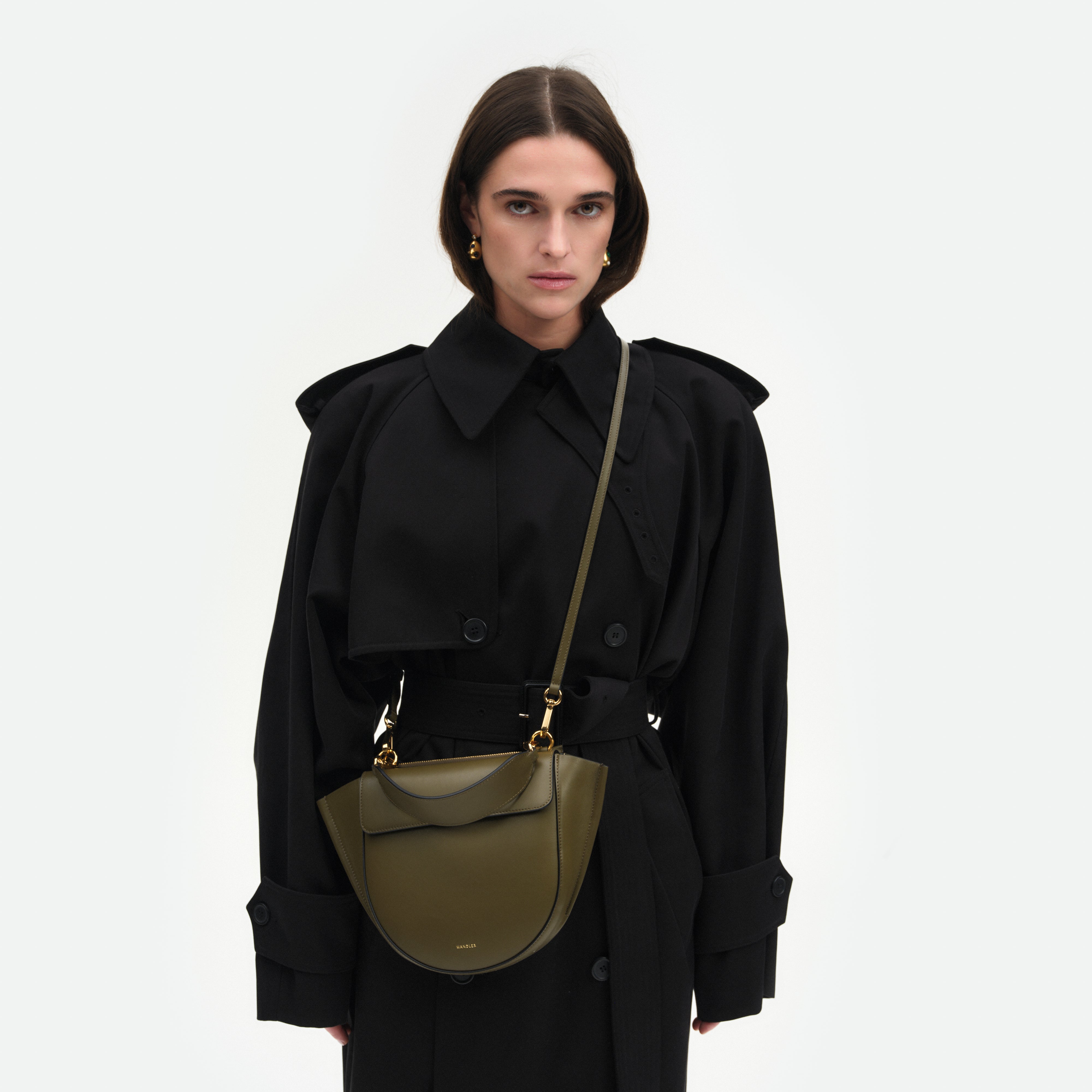 Hortensia Bag Small - Deep Olive – Wandler.com