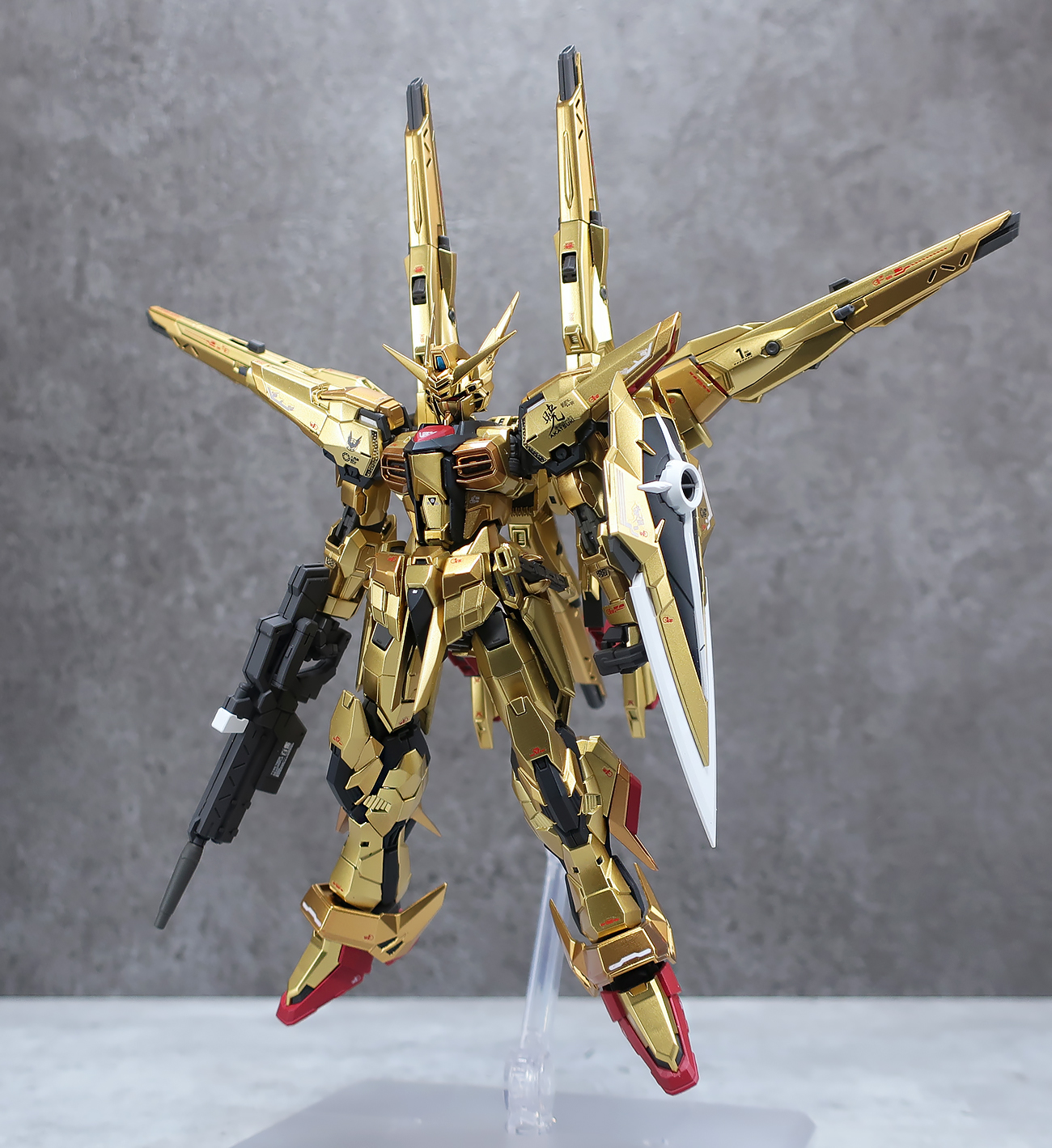 RG 1/144 アカツキガンダム(オオワシ装備& シラヌイパック装備) SEED