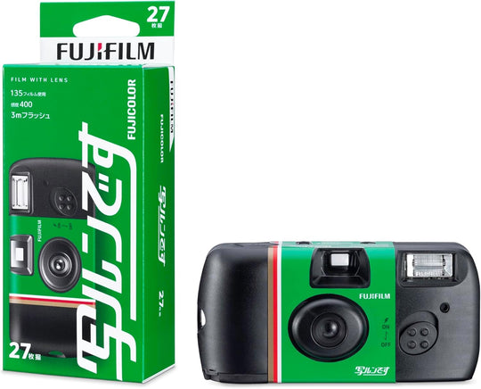FUJIFILM QuickSnap Simple Ace Film Camera ISO400, 27exp – WAFUU JAPAN