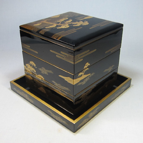 輪島塗漆器の工房直販 輪島塗太郎 / 輪島市 塗太郎 / 輪島塗 重箱 三段