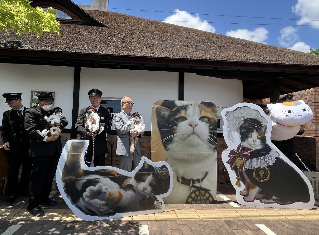たま駅長26歳のお誕生日に「ジャンボたま駅長」現る！ | 和歌山電鐵