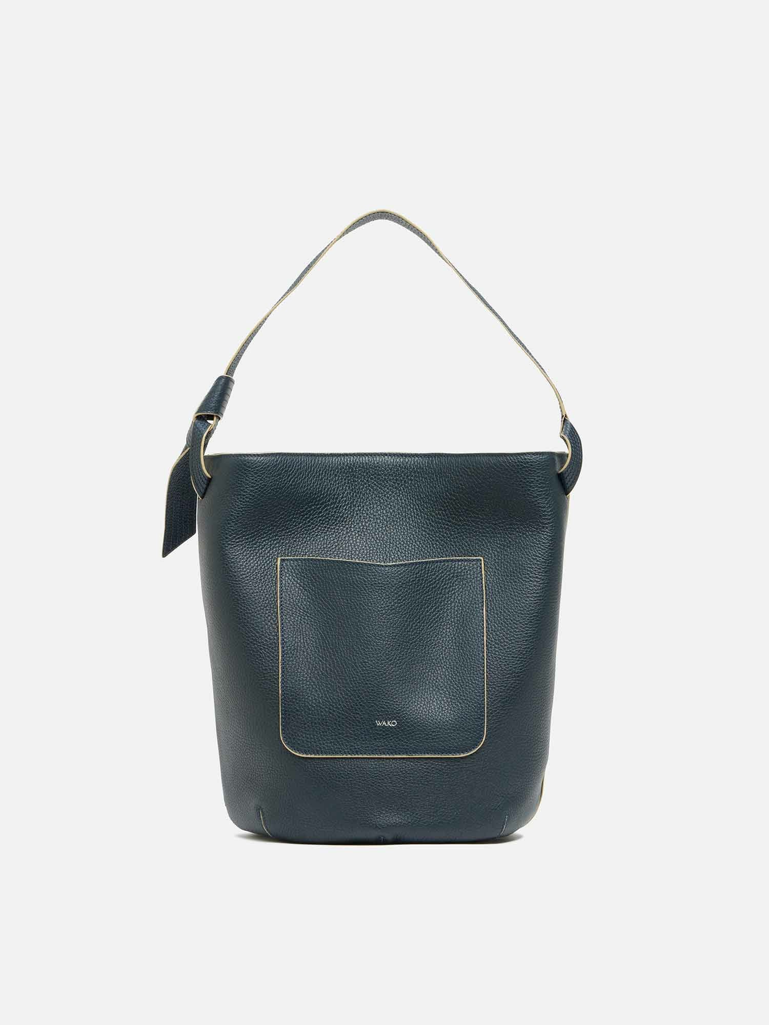 WAKO×MAURO GOVERNA バッグ WAKO CALLIE MISO ラージ ブラウン |トート