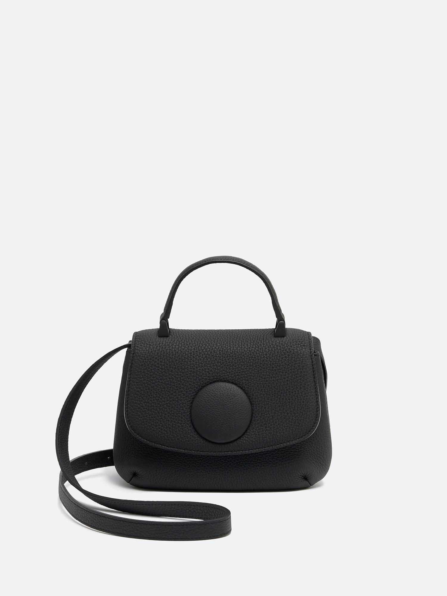 MANACO トップハンドルミニショルダーバッグ ブラック |ハンドバッグ