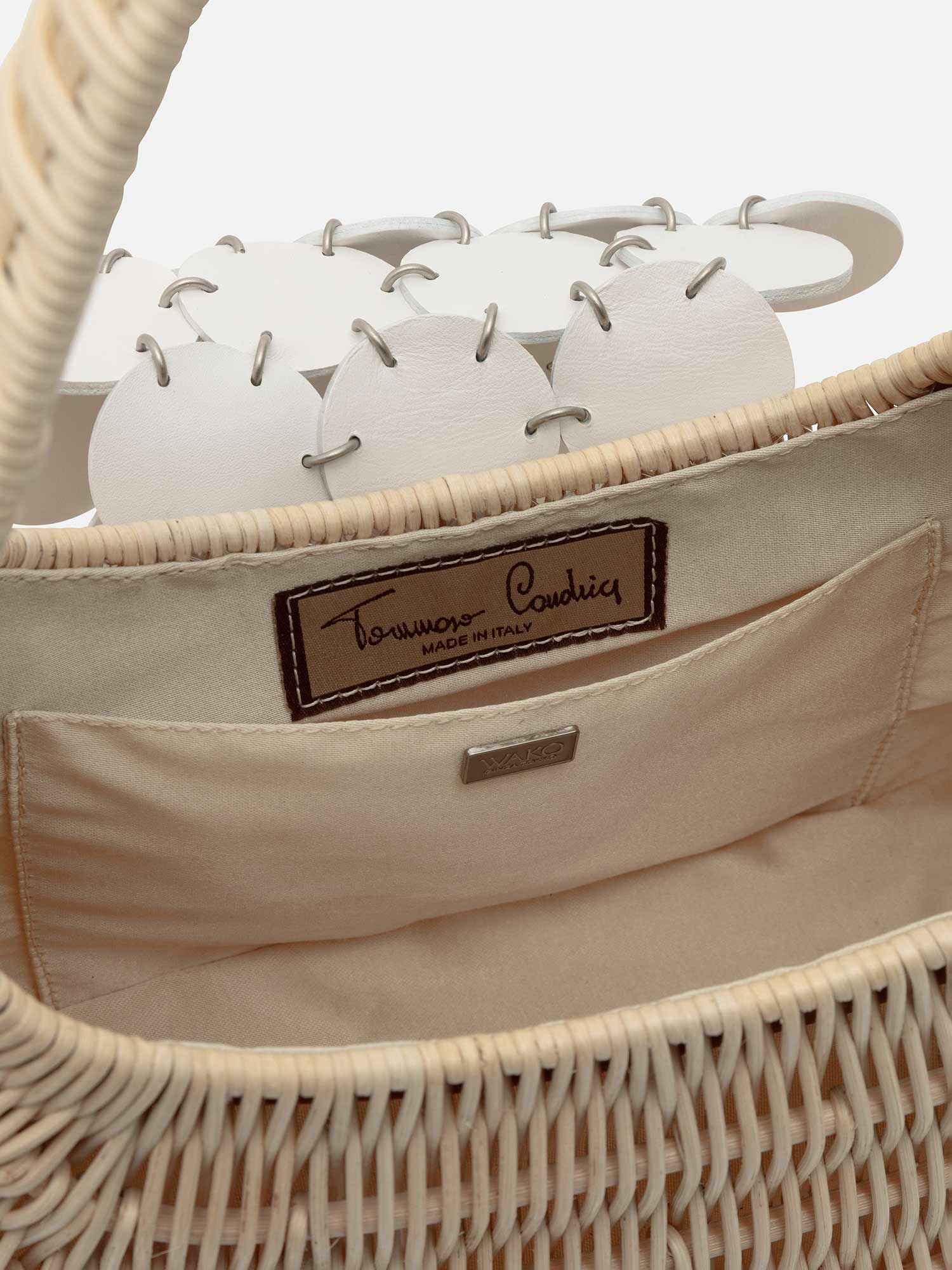 カンドリアトマソカゴバッグ ホワイト |ハンドバッグ | WAKO公式