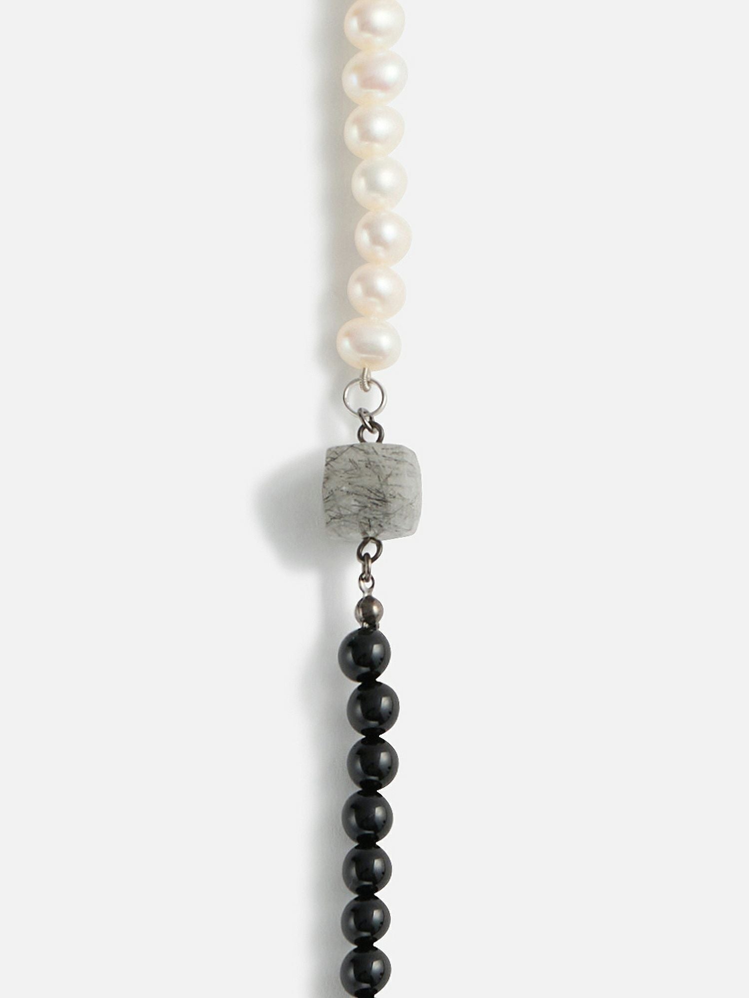 ルーペコリエ ルーペ付きネックレス ブラック コンビネーション