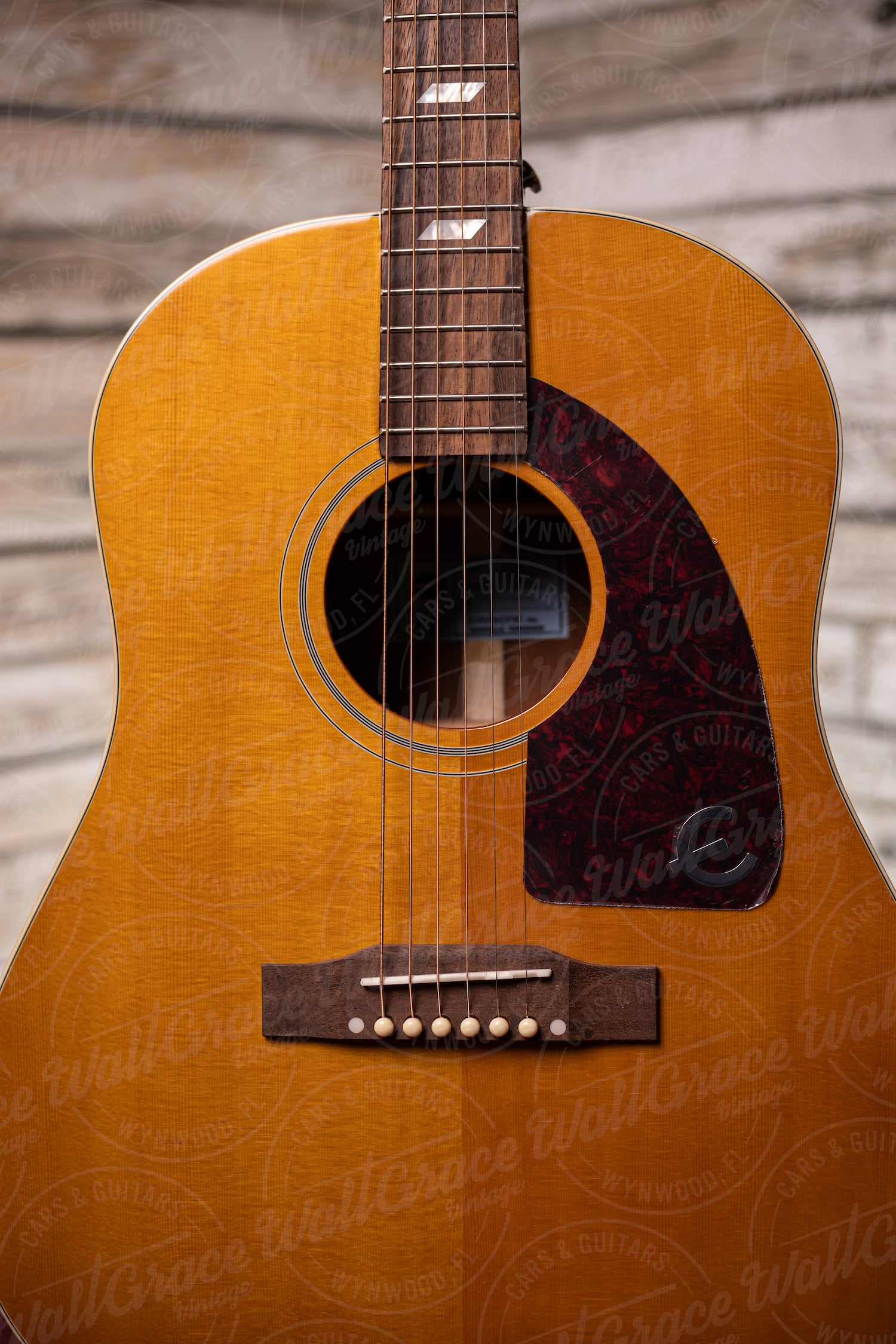 Epiphone Masterbilt Texan Acoustic-Electric Guitar - Antique