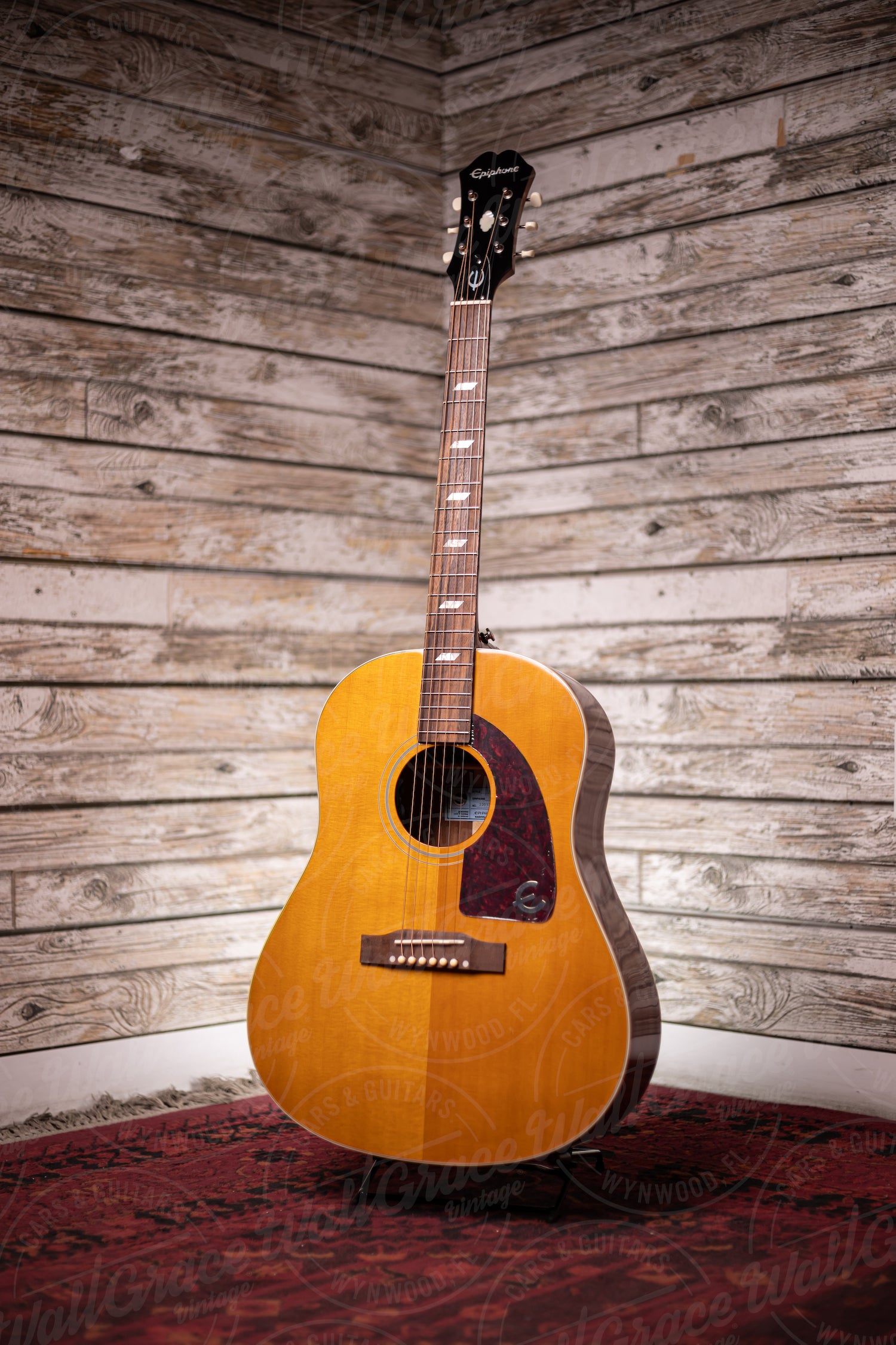 Epiphone Masterbilt Texan Acoustic-Electric Guitar - Antique