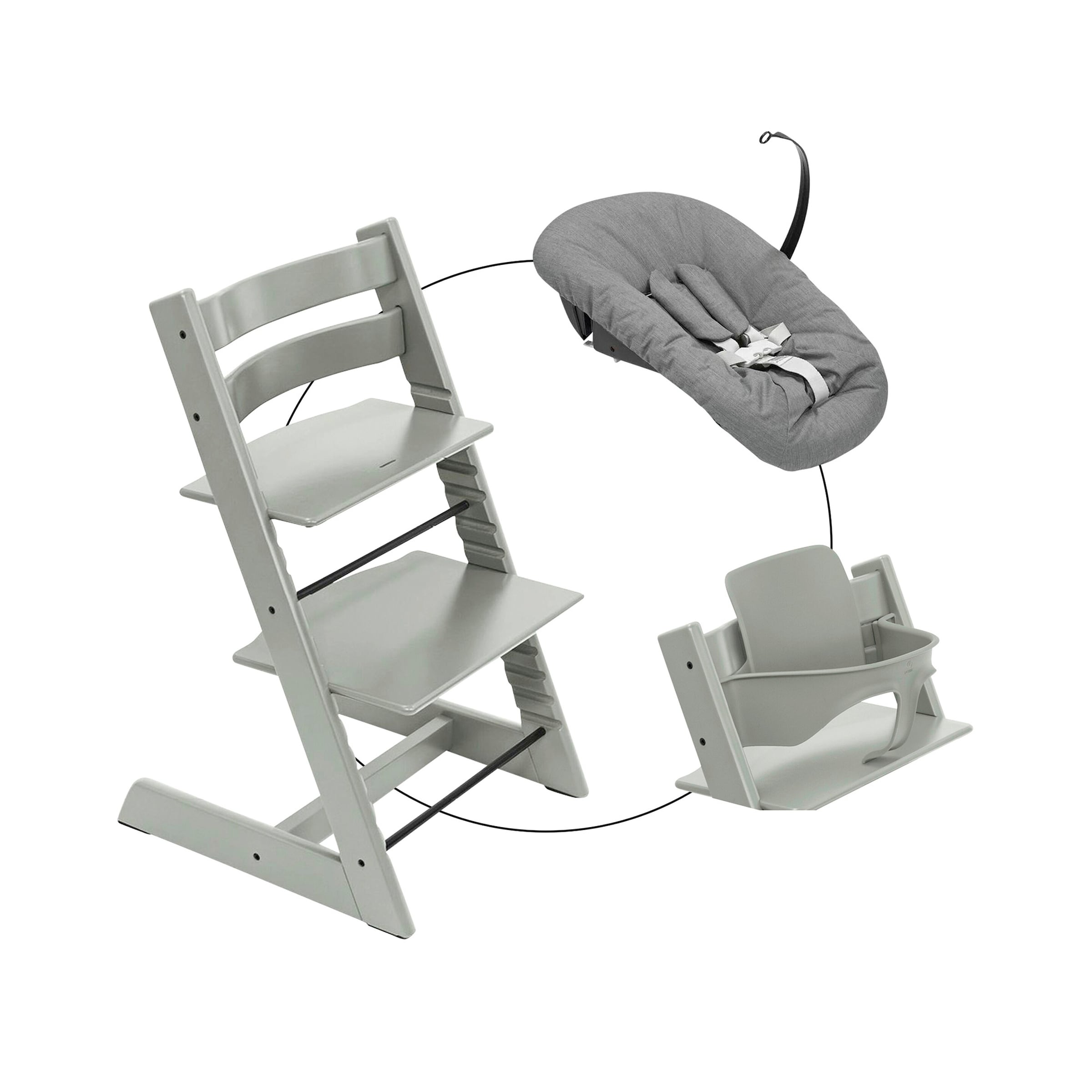 Stokke® - TRIPP TRAPP® - Bundle Treppenhochstuhl inkl. Newbornset