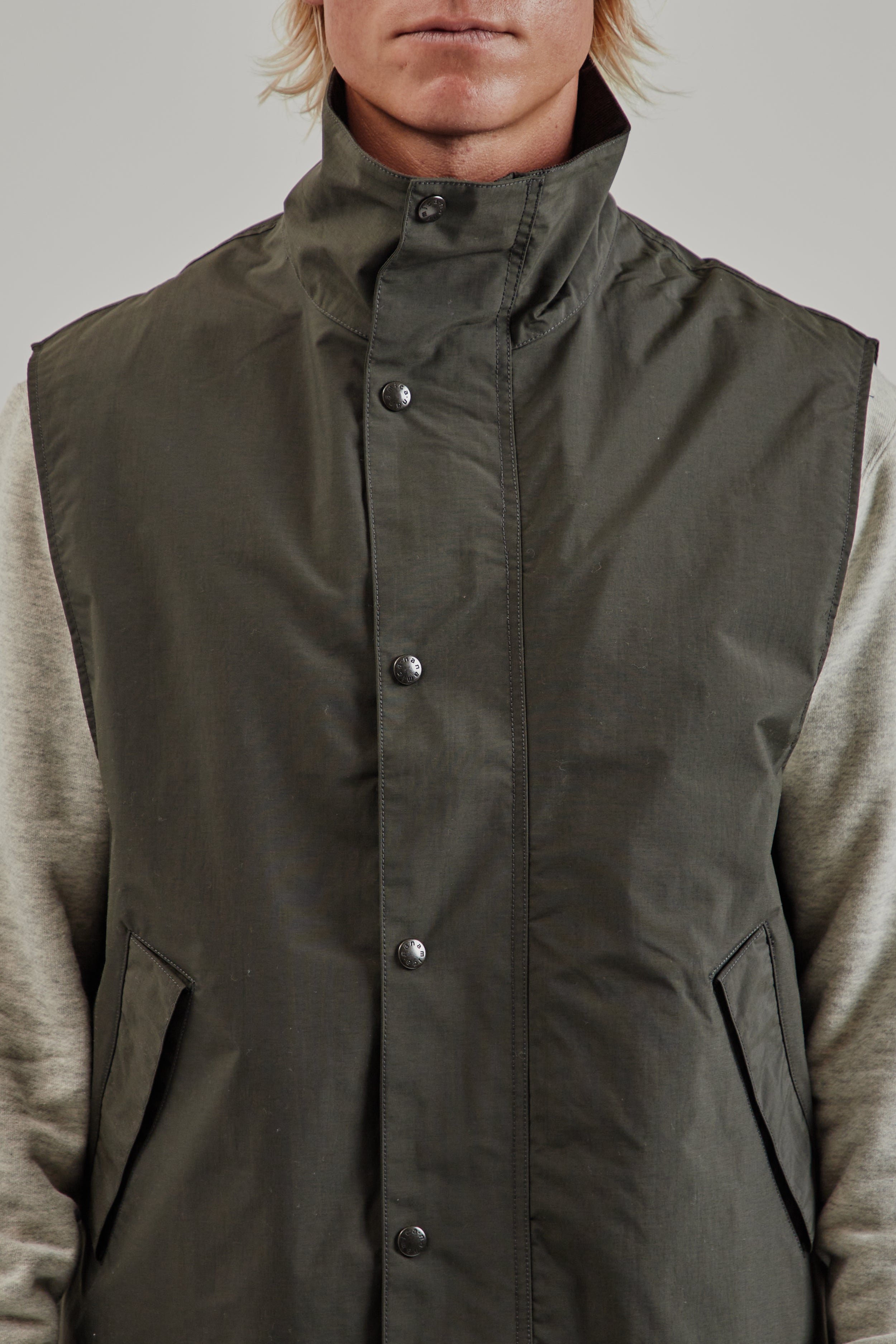 Nanamica 2L Pertex Unlimited Field Vest - Dark Olive | Wallace