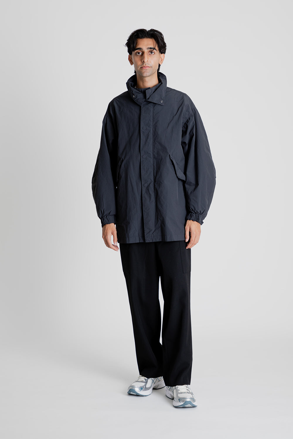 Aton Air Ventile Short Mods Coat in Charcoal Grey | Wallace