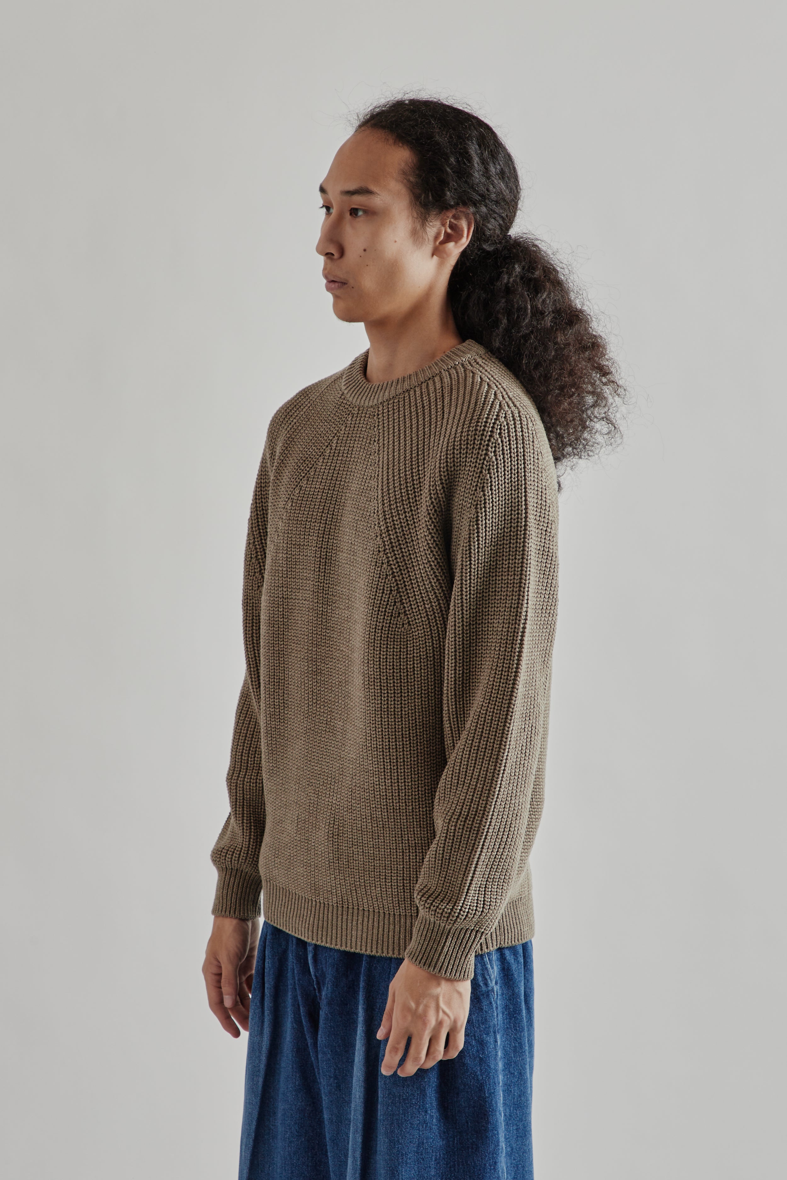 Batoner Signature Crew Neck - Merange Brown | Wallace Mercantile Shop