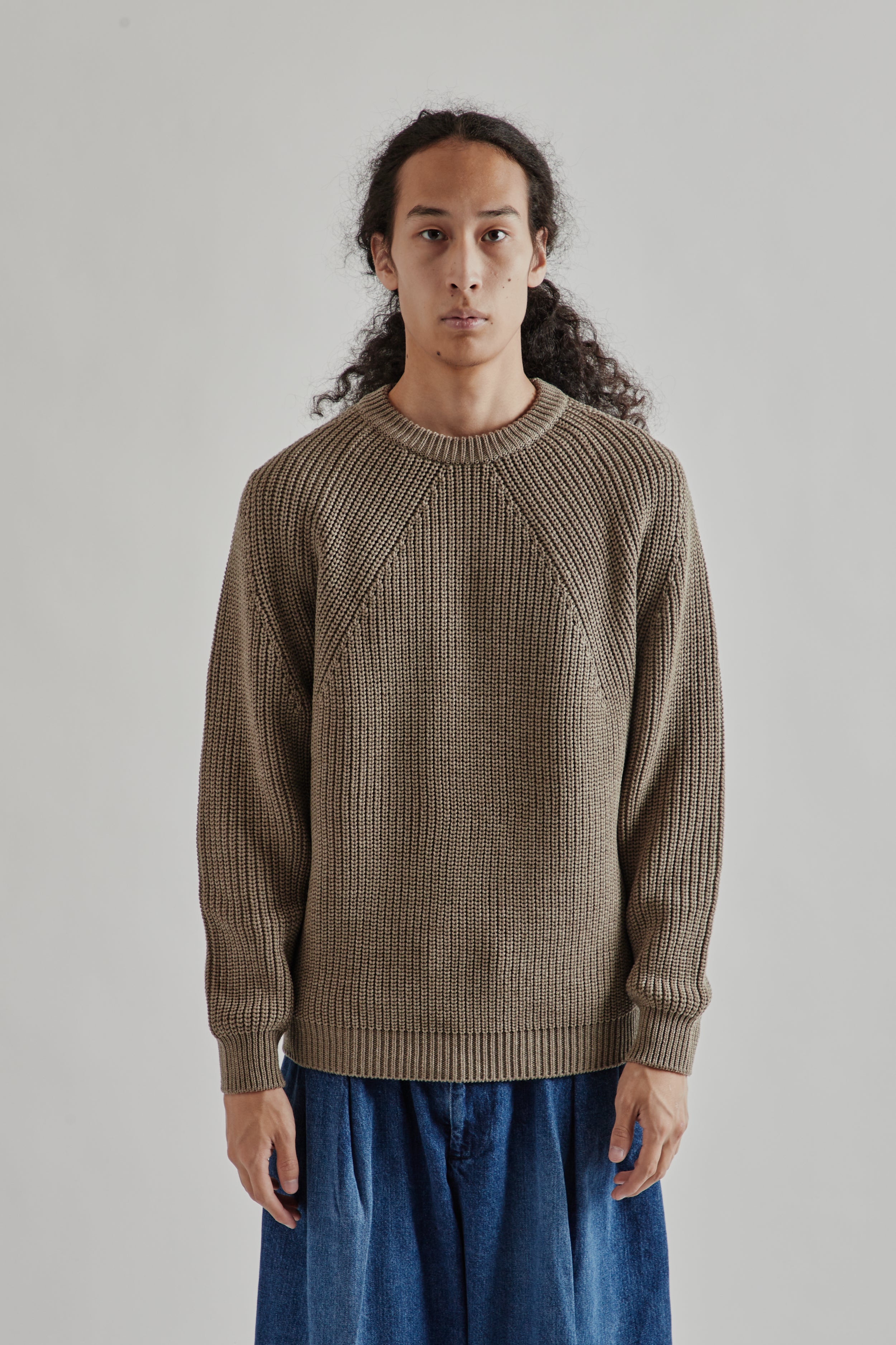 Batoner Signature Crew Neck - Merange Brown | Wallace Mercantile Shop