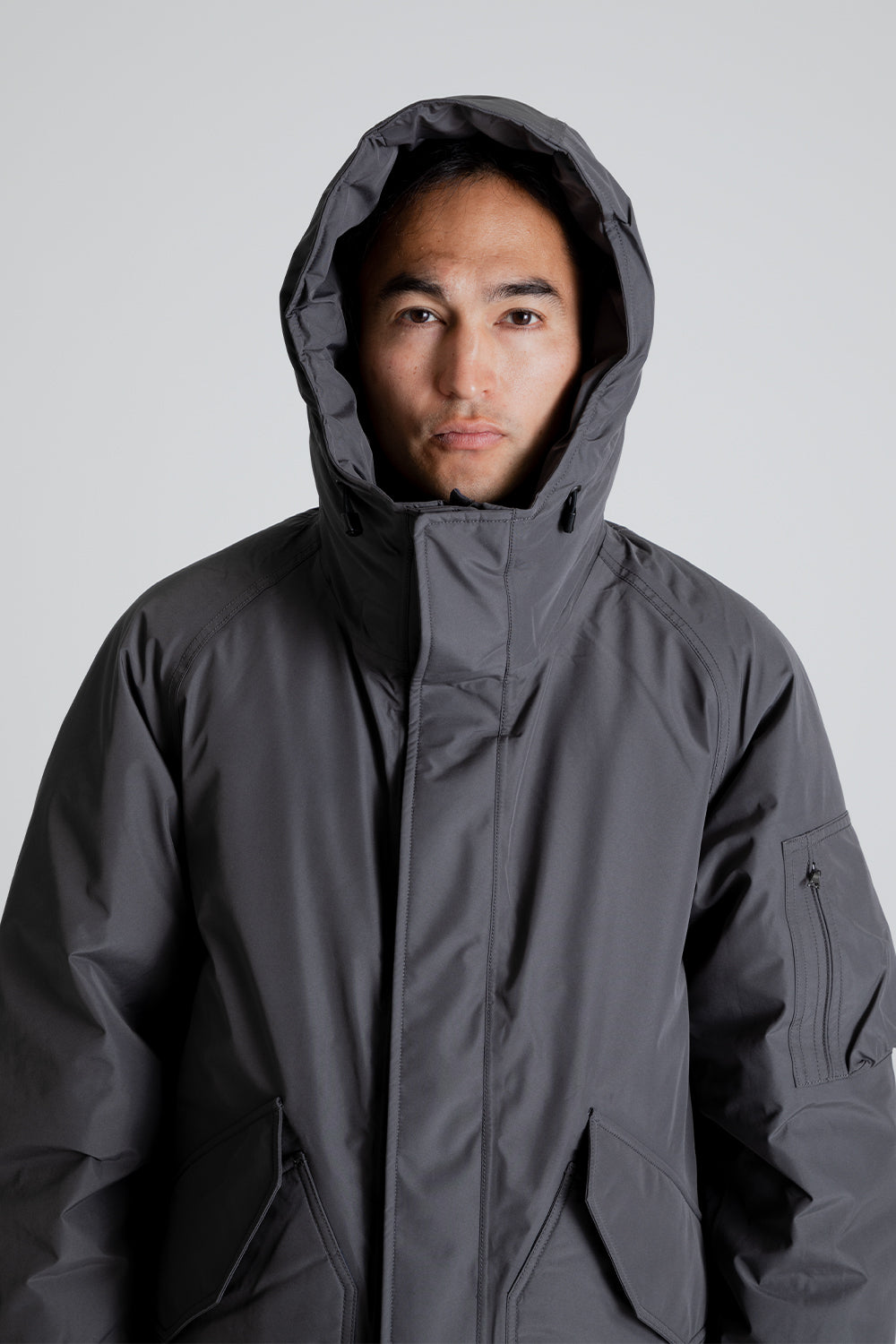Nanamica GORE-TEX Down Coat in Gray | Wallace Mercantile Shop