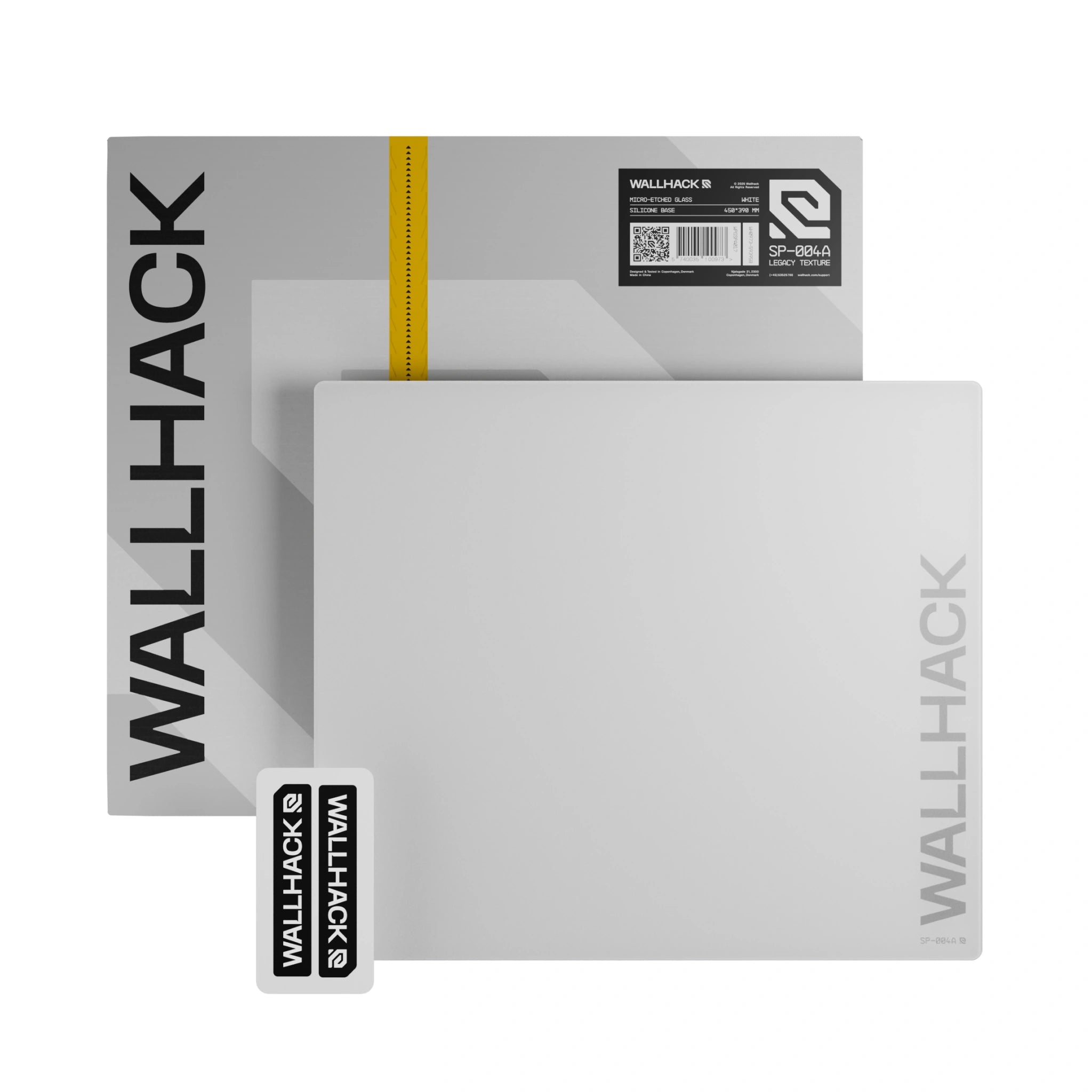 SP-004A White Glass Gaming Mousepad | Wallhack