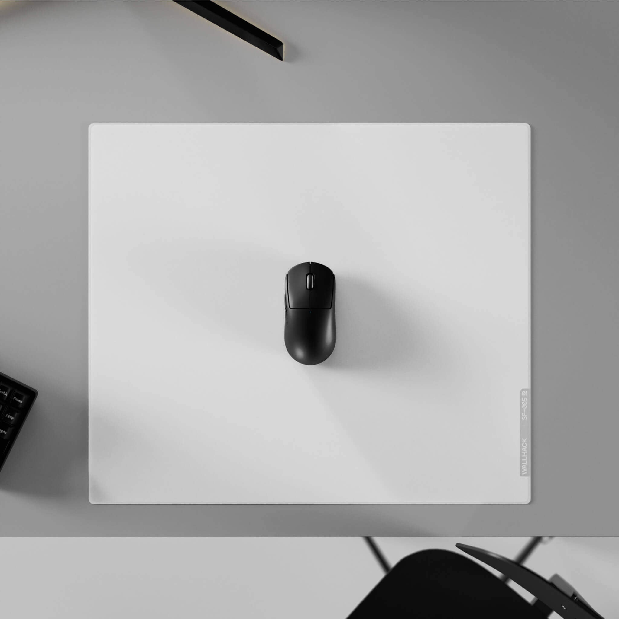 SP-005 (White) Glass Gaming Mousepad | Wallhack