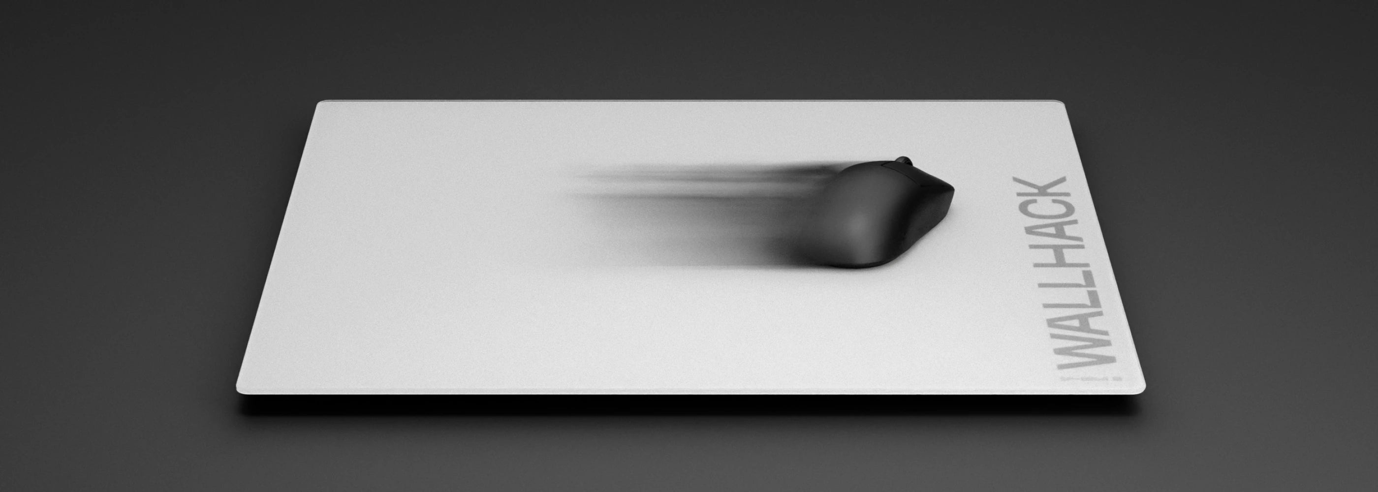 SP-004A ホワイト ガラスマウスパッド | WALLHACK