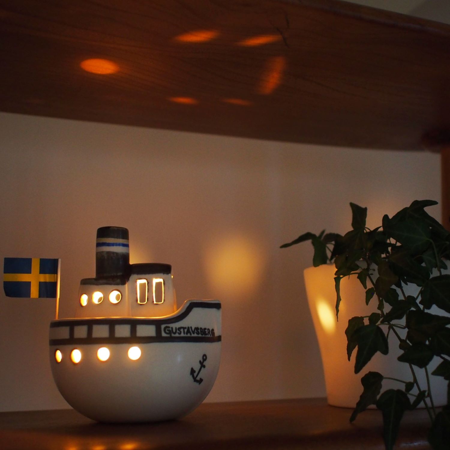 リサ・ラーソン◇キャンドルホルダーにもなるグスタフスベリボート買い