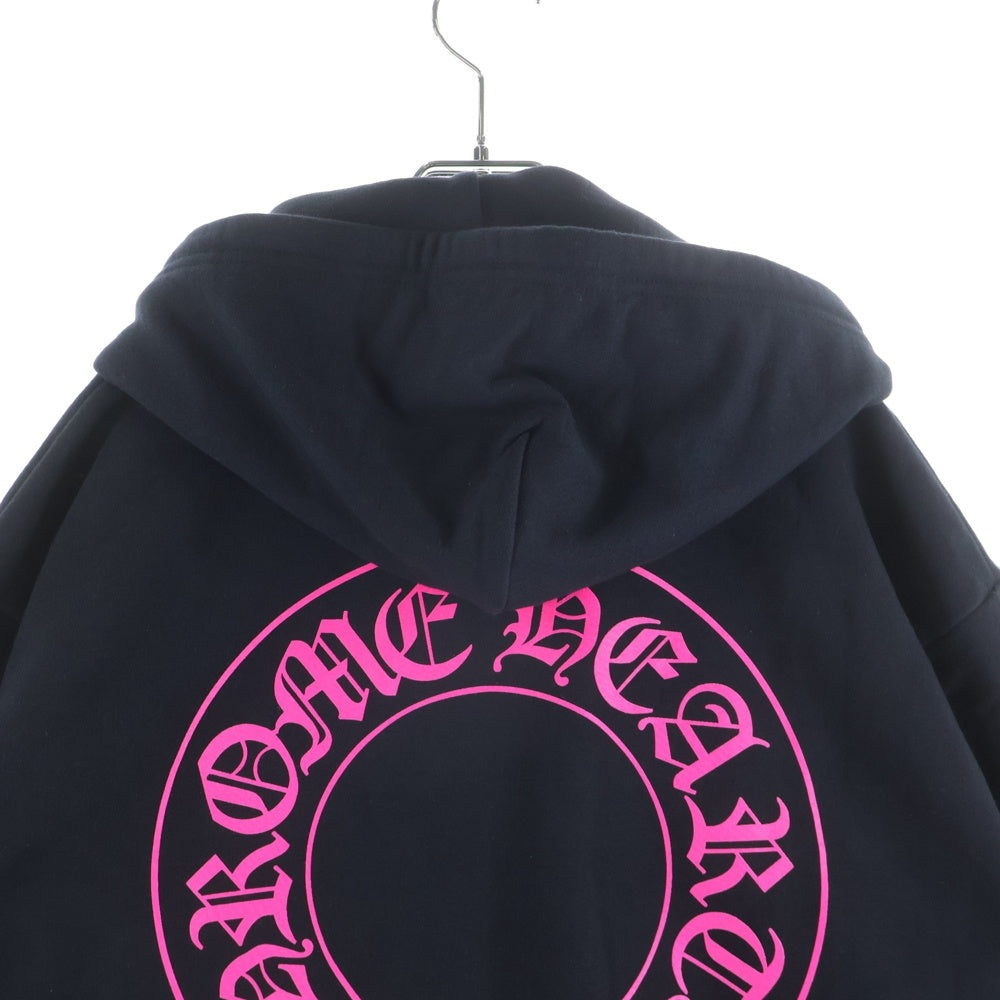 CHROME HEARTS(クロムハーツ) HORSESHOE FULL ZIP HOODIE 袖フローラル