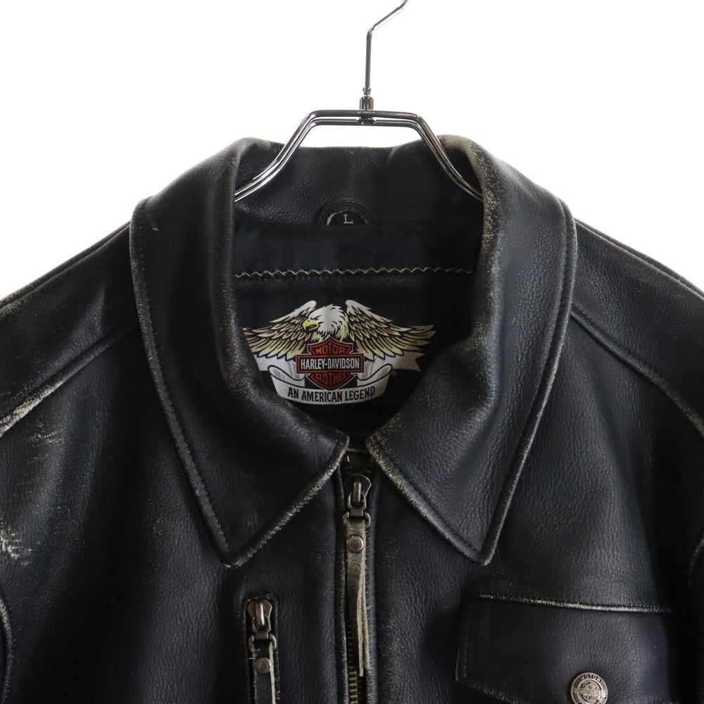 HARLEY DAVIDSON(ハーレーダビッドソン) バック刺繍 エンボス加工