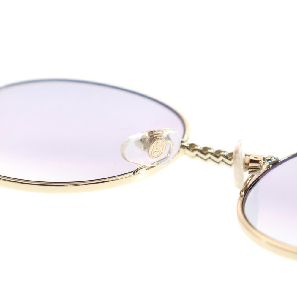 CHANEL(シャネル) 2186 ラウンドフレーム ゴールドテンプル カラー