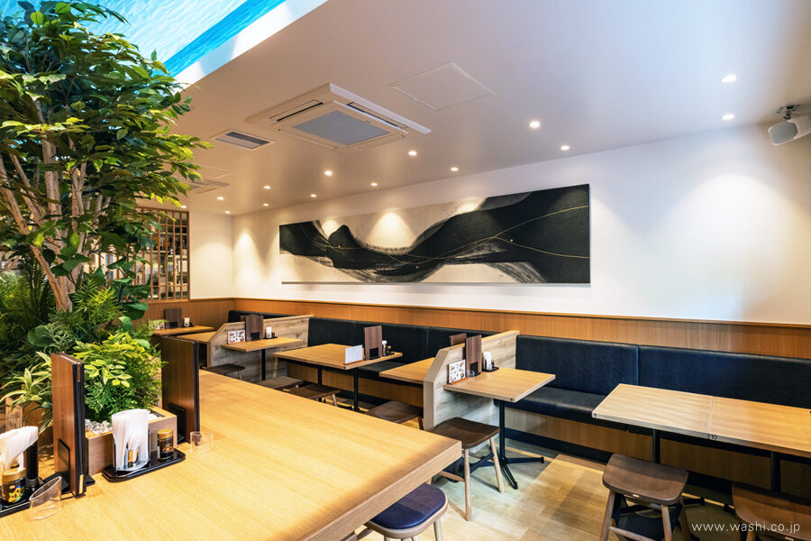 和紙インテリア アートパネル／washi art panel 製作事例28 | 創作和紙