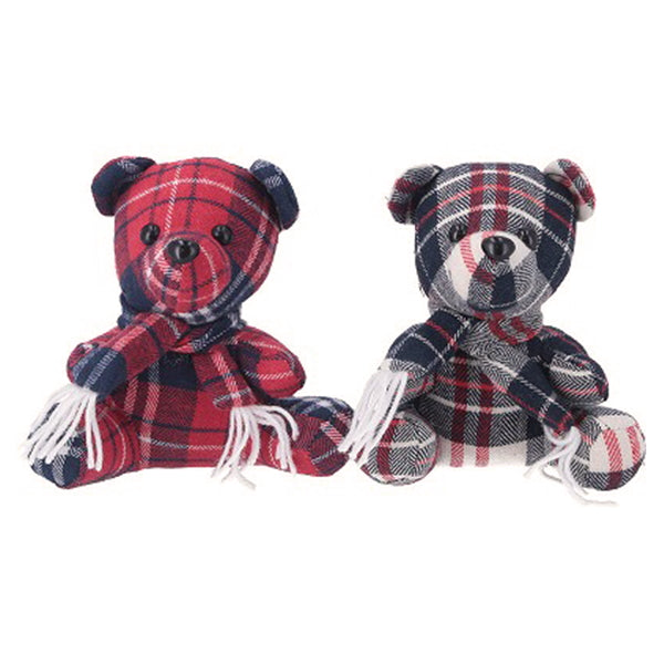 OUTLET】ぬいぐるみ くま 15cm チェック 323115