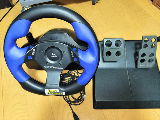 ハードオフで古いハンドルコントローラーを買ってWindowsPCで使って