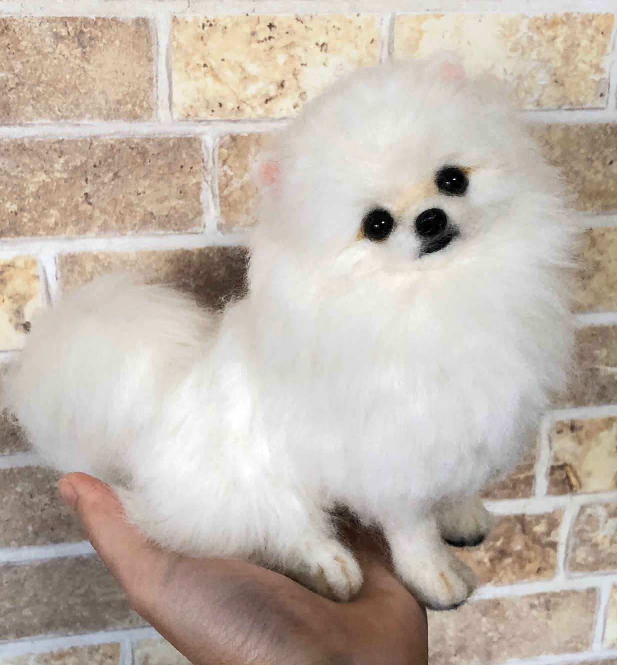 本当は教えたくない！羊毛フェルトのふわふわポメラニアンの作り方