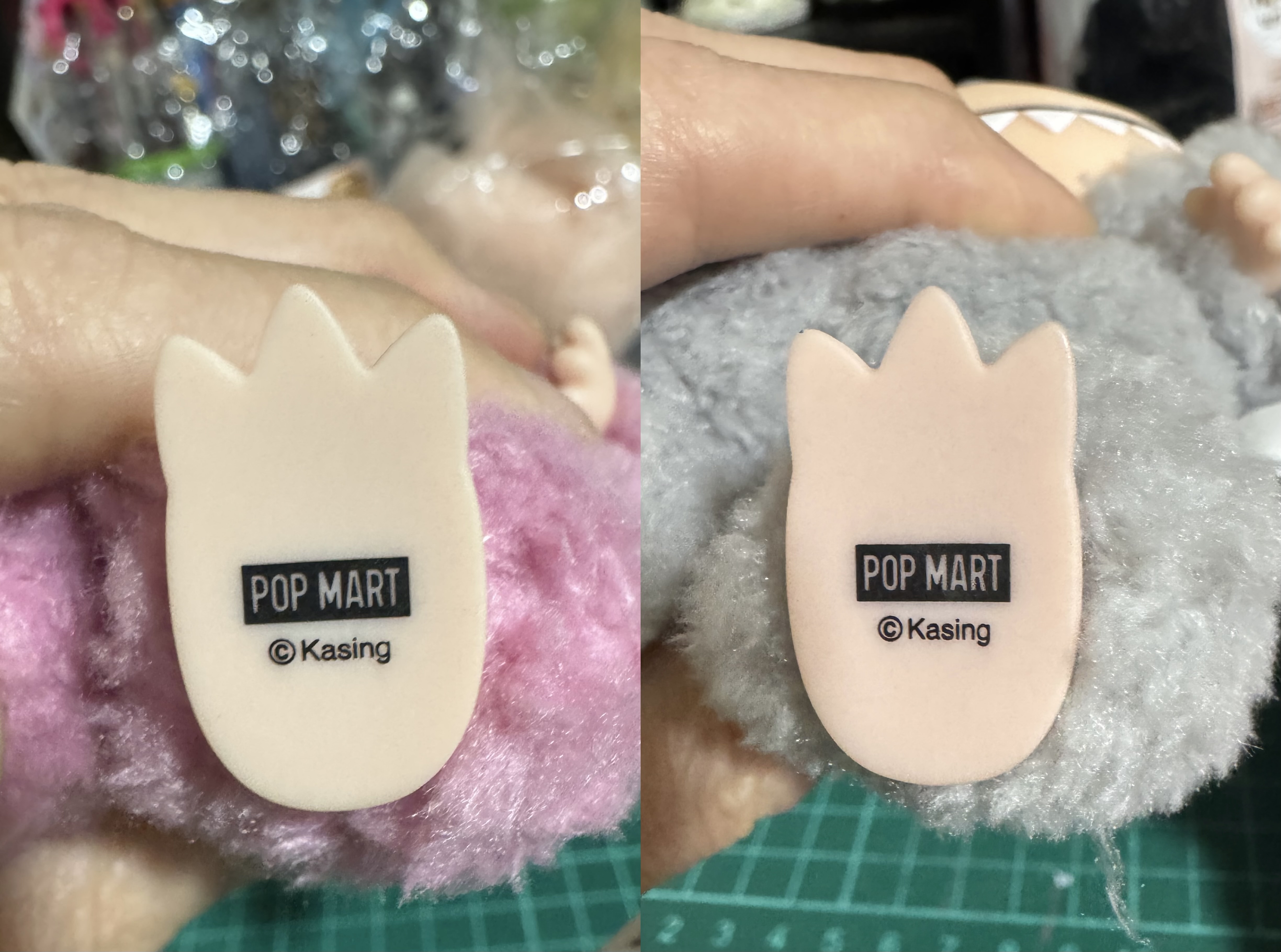 ポップマート人気【ラブブぬいぐるみ】本物か？偽物か？見分け方の参考