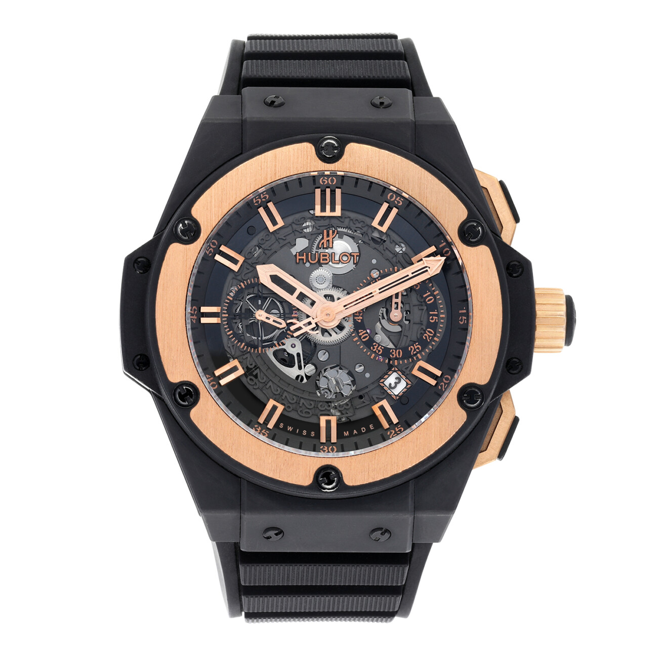 Hublot King Power 701.CO.0180.RX 48 MM White Dial Pre-owned