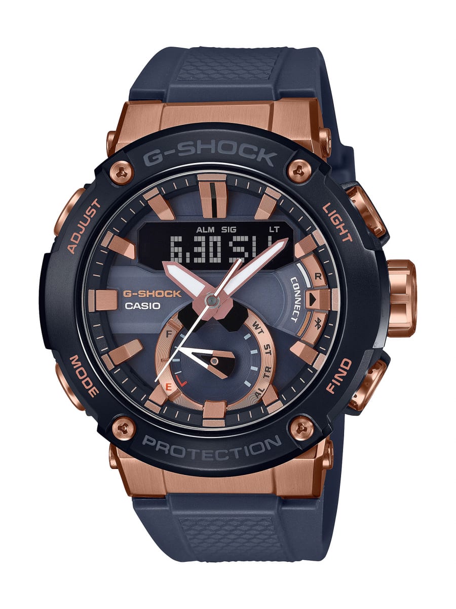 メタル製G-SHOCK「G-STEEL」に魅惑のローズゴールドカラーを纏った新作