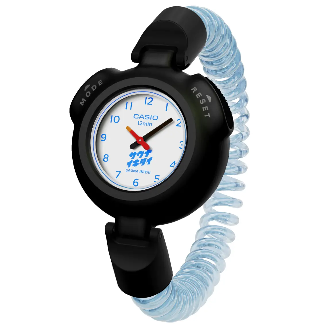 再販超希望】12分計測と現在時刻を示すだけのサウナ専用腕時計「サ時計