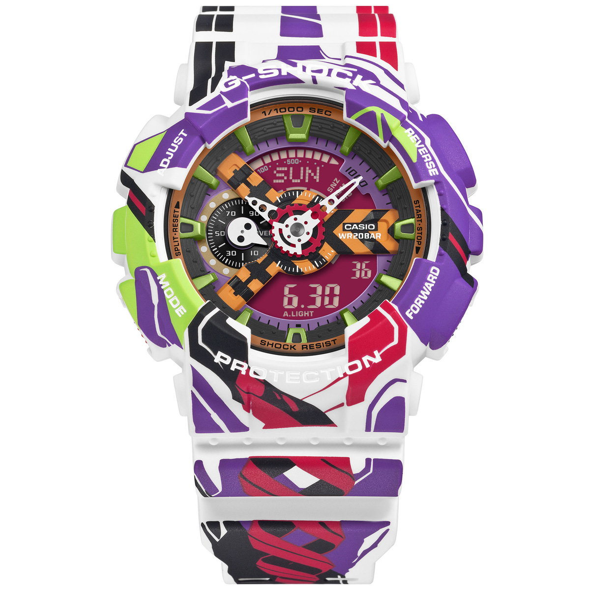 初号機をモチーフにした「G-SHOCK」×「エヴァンゲリオン」コラボ