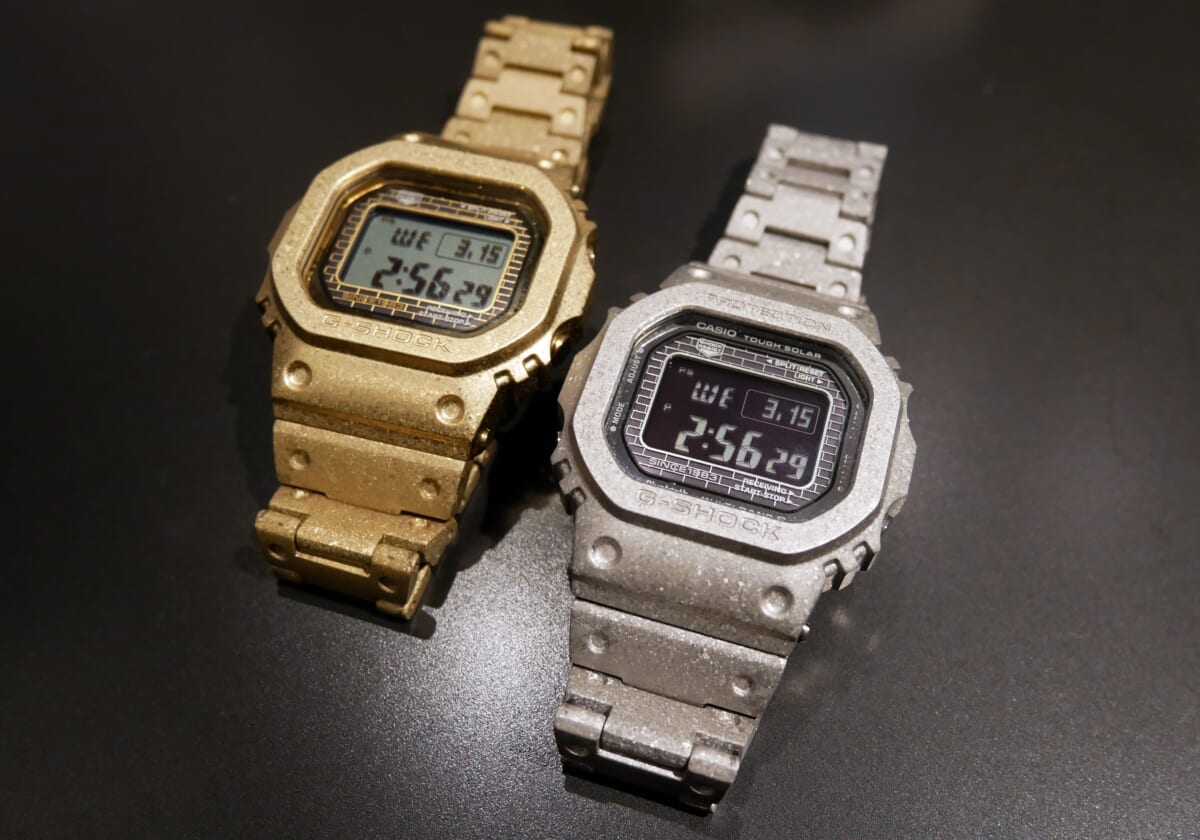 深層硬化処理で硬度を高めた40周年記念のスペシャルG-SHOCK
